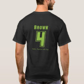 T-shirt Le Jersey Brown (Dos)