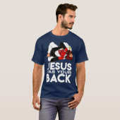 T-shirt Le Jésus chrétien du Jiu Jitsu brésilien a ton Jés (Devant entier)