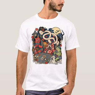 T-shirt Le jeu de mémoire sournois de Rokurokubi