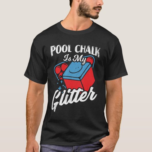 T-shirt Le Jeu De Piscine Est Mon Parties scintillant Bill (Devant)