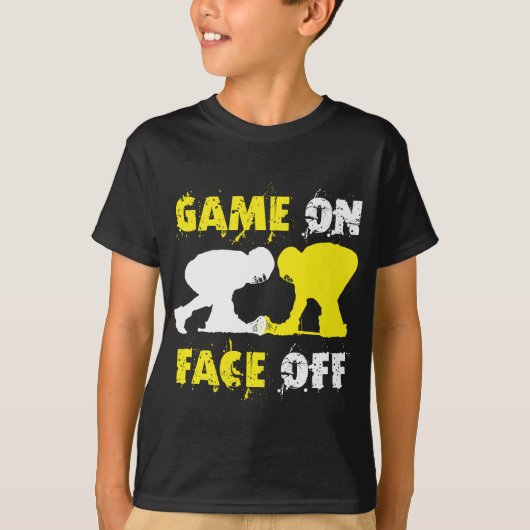 T-shirt Le jeu dessus, font face (Devant)