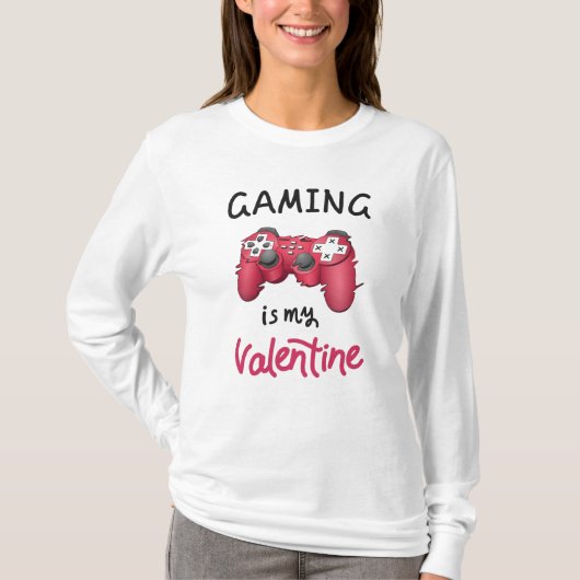 T-shirt Le jeu est mon Valentin (Devant)