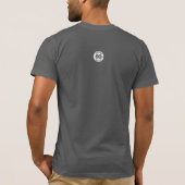 T-shirt Le jeu est rouge mental/blanc sur l'asphalte (Dos)