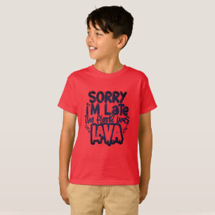 T-shirt Le jeu Le Sol est Lava est Amusant