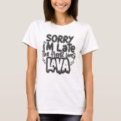 T-shirt Le jeu Le Sol est Lava est Amusant (Devant)
