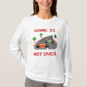 T-shirt Le jeu n'est pas sur Pixelated Video Game (Devant)