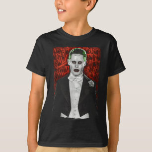 T-shirt Le Joker De L'Escadron De Suicide Habillé Pour Tue