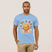 T-shirt Le Jongleur Cosmique (Devant entier)
