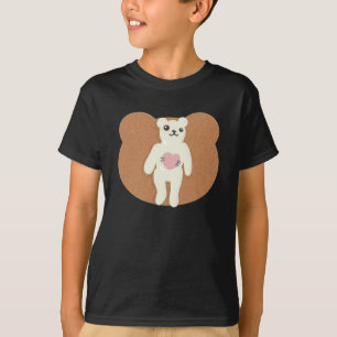T-shirt Le jouet en peluche de l'ours