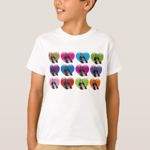 T-shirt Le jouet en peluche du panda