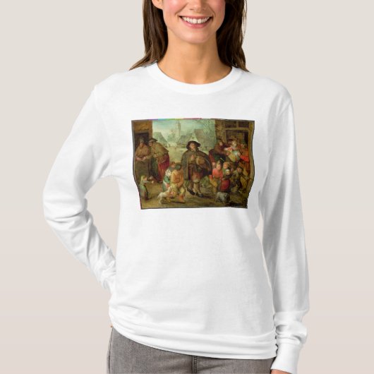 T-shirt Le joueur aveugle de Hurdy Gurdy (Devant)