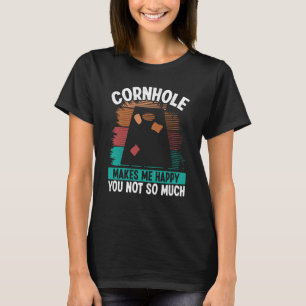 T-shirt Le Joueur de Cornhole me rend heureux Jeter Cornho