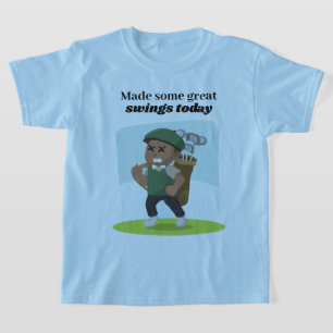 T-shirt Le Joueur De Golf Fait Quelques Beaux Balançoires 