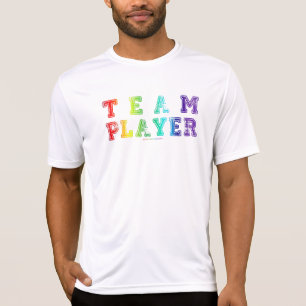 T-shirt Le joueur de l'équipe de SlipperyJoe rempli de plu