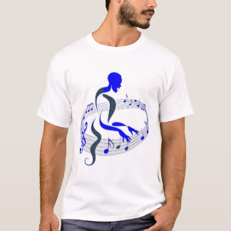 T-shirt Le Joueur de Piano - Conception 1