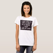 T-shirt Le joueur vit (Devant entier)
