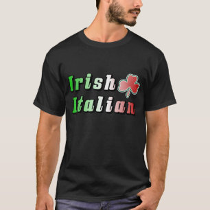 T-shirt Le jour de drapeau de St Patrick italien irlandais