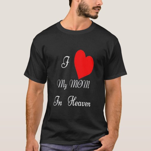 T-SHIRT LE JOUR DE LA MÈRE J'AIME MA MÈRE DANS UN PREM MÉM (Devant)
