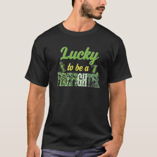 T-shirt Le Jour de la Saint Patrick A Plaid Irlandais Pour