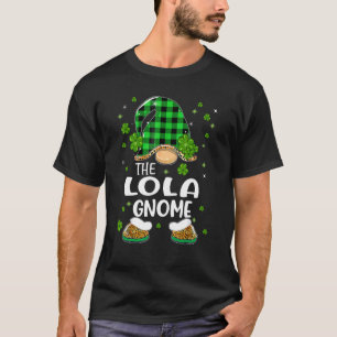 T-shirt Le Jour de la Saint Patrick Shamrock Lola Gnome