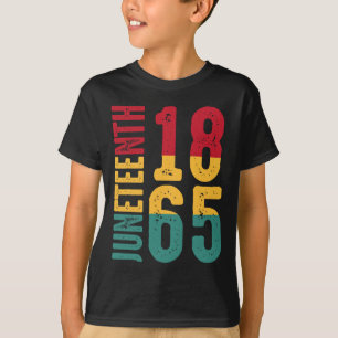 T-shirt Le Jour De L'Émancipation Est Grand Avec 1865 June