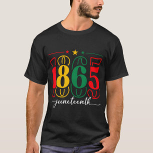 T-shirt Le Jour De L'Émancipation Est Grand Avec 1865 June