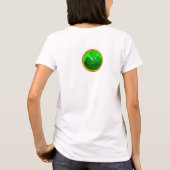 T-SHIRT LE JOUR DE SAINT PATRICK CAT WITH GREEN IRISH (Dos)