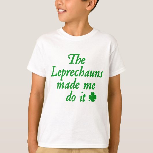 T-shirt le jour de St Patrick (Devant)