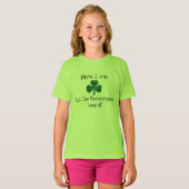 T-shirt Le jour de St Patrick de l'enfant a laissé la (Devant entier)