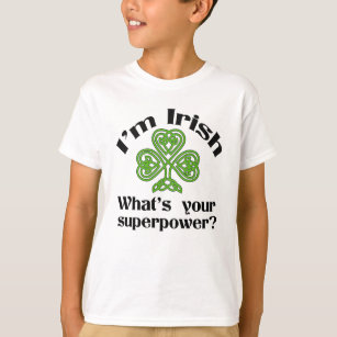 T-shirt Le jour de St Patrick drôle de la superpuissance