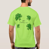 T-shirt Le jour de St Patrick en vert (Dos)