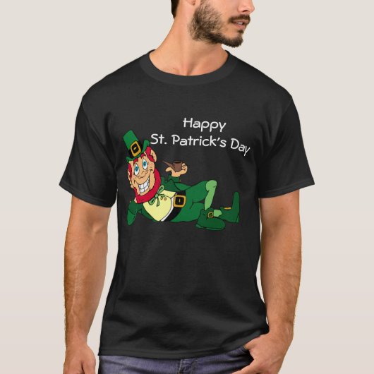 T-shirt Le jour de St Patrick heureux (Devant)