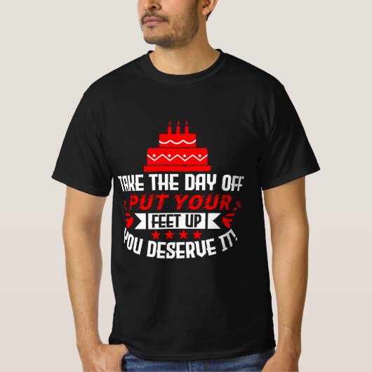 T-shirt Le Jour du Birthday (Devant)