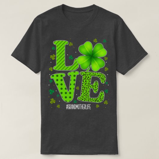 T-shirt Le Jour du Grand-mère Vert (Design devant)