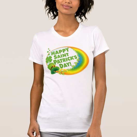 T-shirt Le jour heureux de Patrick de saint (Devant)