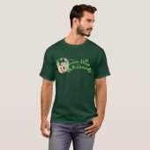 T-shirt Le jour Terrier blond comme les blés de St Patrick (Devant entier)