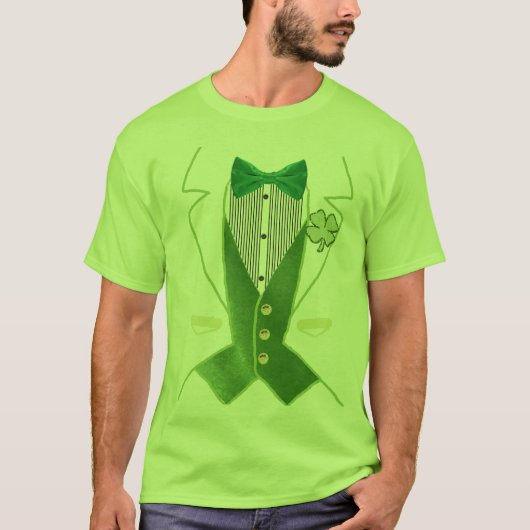 T-shirt Le jour Tux de St Patrick (Devant)