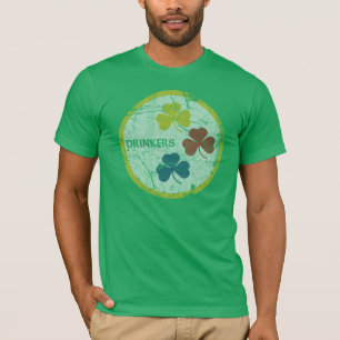 T-shirt Le jour vintage de St Patrick de buveurs de