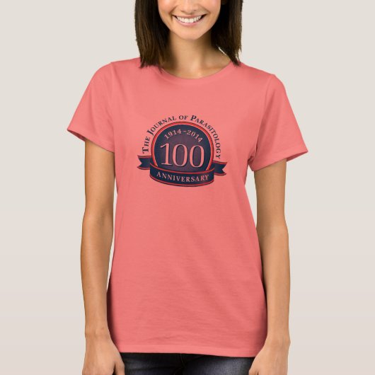 T-shirt Le Journal de Parasitologie 100e anniversaire (Devant)