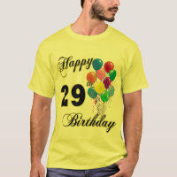Le joyeux 29ème anniversaire monte en ballon le