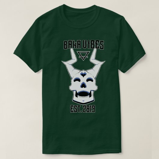T-shirt Le joyeux crâne (Design devant)