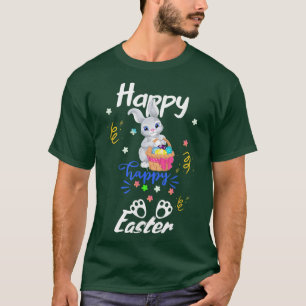 T-shirt Le joyeux lapin de Pâques mignon de Pâques