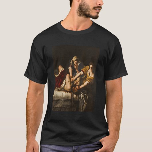 T-shirt Le Judith D'Emisia Gentileschi Qui Spose Holoferne (Devant)
