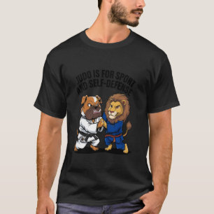 T-shirt Le Judo Est Pour Le Sport Et L'autodéfense Des Enf