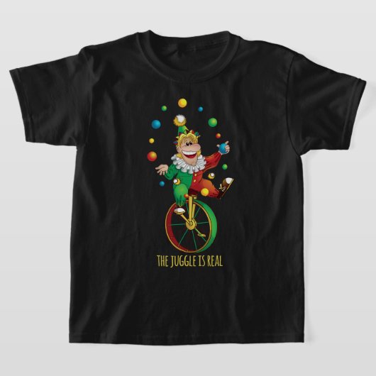 T-shirt Le Juggle est le vrai cirque clown qui jongle (Poser)