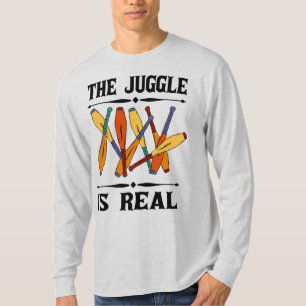 T-shirt Le Juggle est un vrai Jongleur amusant graphique