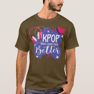 T-shirt Le K-Pop rend tout meilleur la musique pop coréenn
