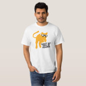 T-shirt Le karaté KAT (chat) ne prend aucun prisonnier (Devant entier)