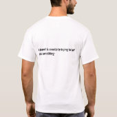 T-shirt le kb conçoit le faux (Dos)