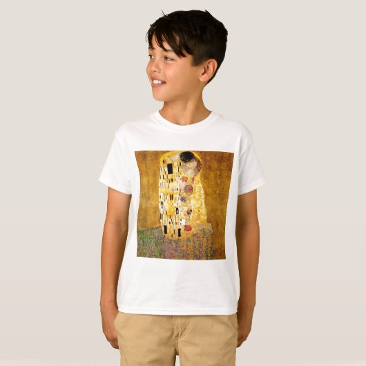 T-shirt Le Kiss Gustav Klimt (Devant entier)